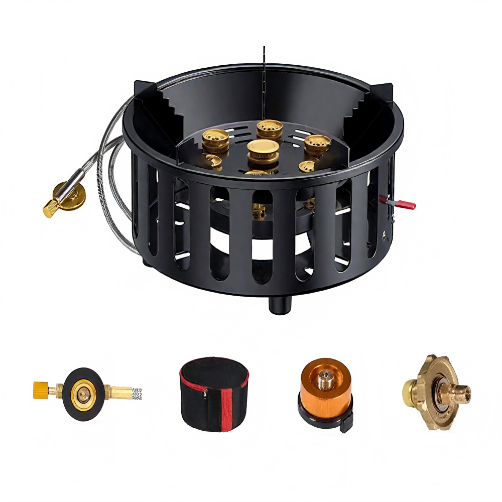 Camping Cooking Drawer - High-Power 7-Core 21000W Portable Camping Stove