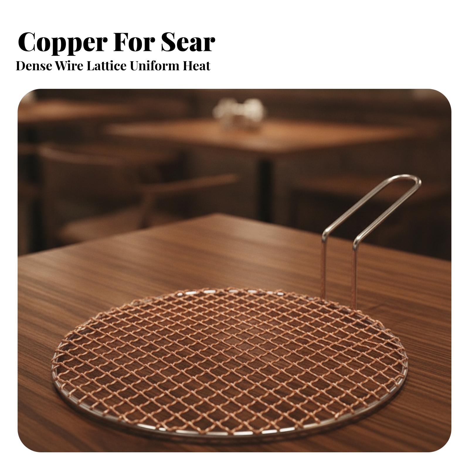 Portable Copper Mesh Round Gri - огляд і ціна Camping Cooking Stove