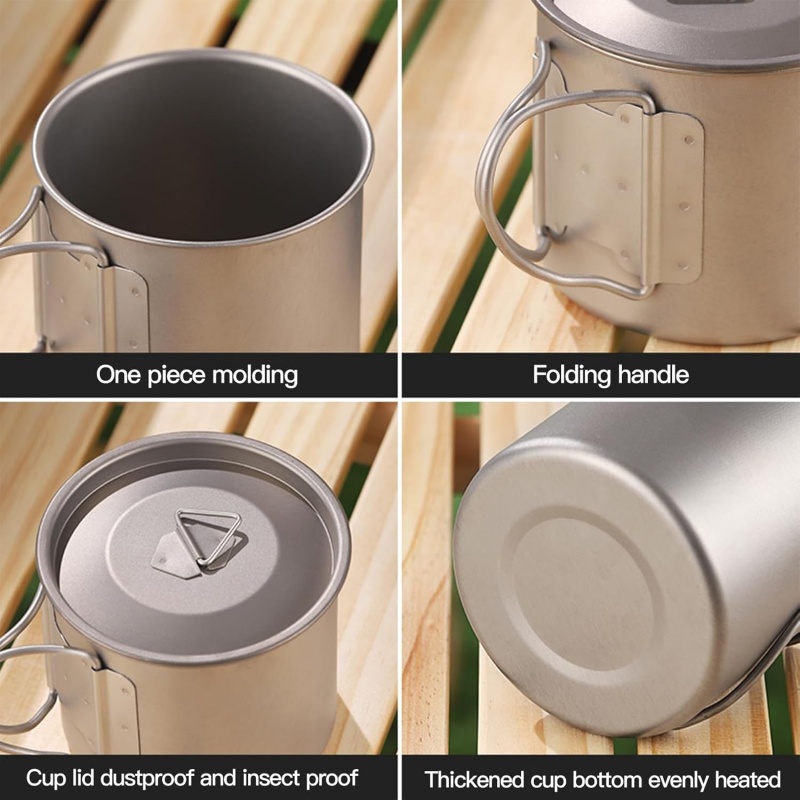 Titanium Camping Mug with Fold - огляд і ціна Camping Cooking And Eating