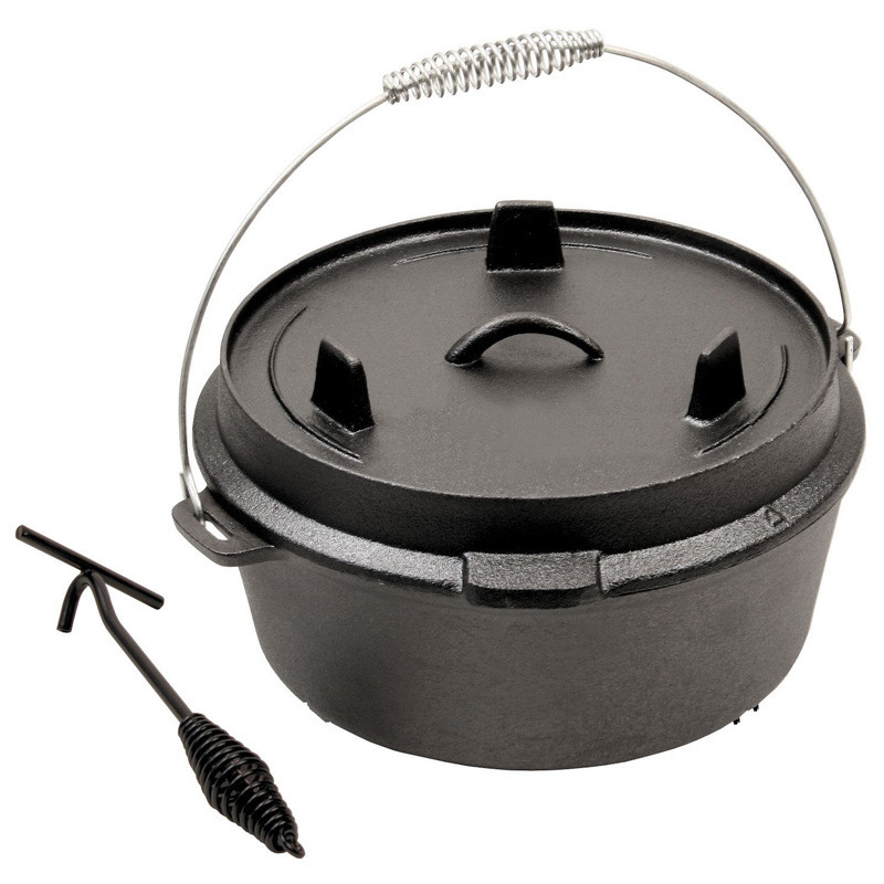 25cm Camp Dutch Oven Pre Seaso - огляд і ціна Camping Cooking Dutch Oven