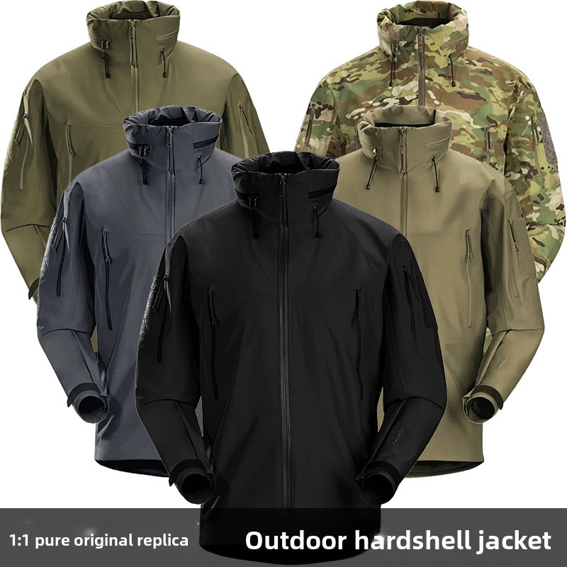 Men's Outdoor Hardshell Jacket - огляд і ціна Camping Cooking Windbreak
