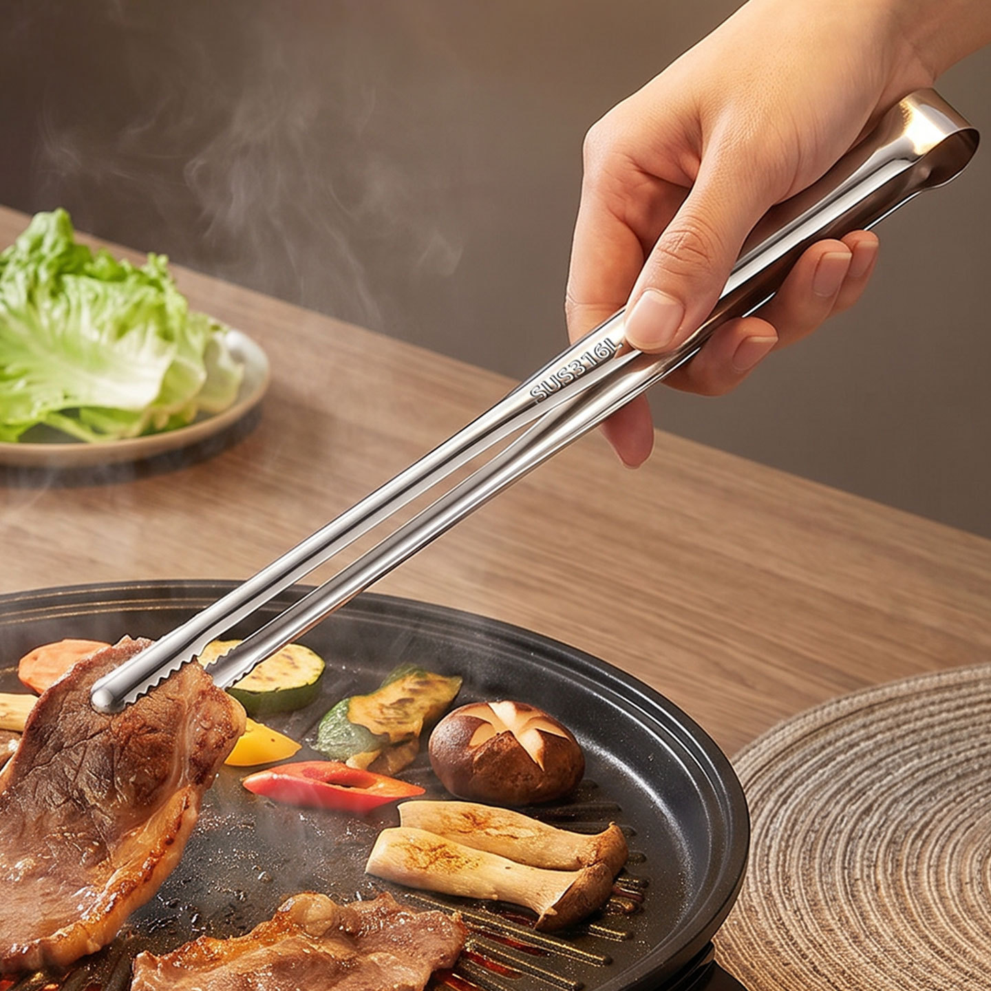 Grill Tongs Meat Culinary Nipp - огляд і ціна Camping Cooking And Eating