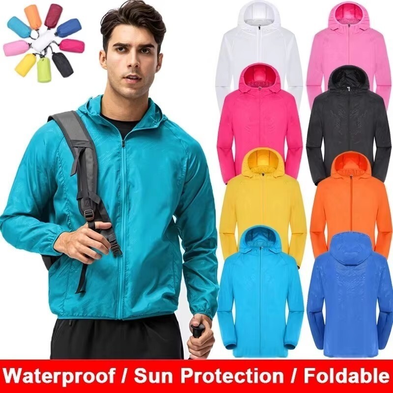 Men Women Waterproof Jacket Wi - огляд і ціна Camping Cooking Windbreak
