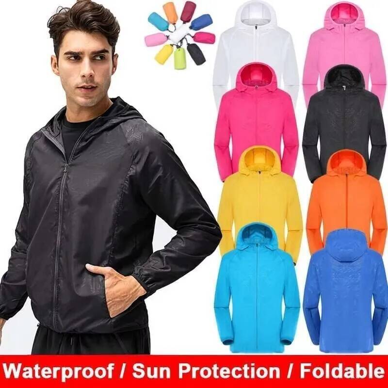 Men Women Waterproof Jacket Wi - огляд і ціна Camping Cooking Windbreak