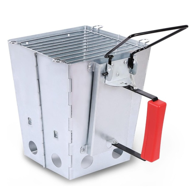 1PCS Collapsible Camping Grill - огляд і ціна Charcoal Chimney Starter