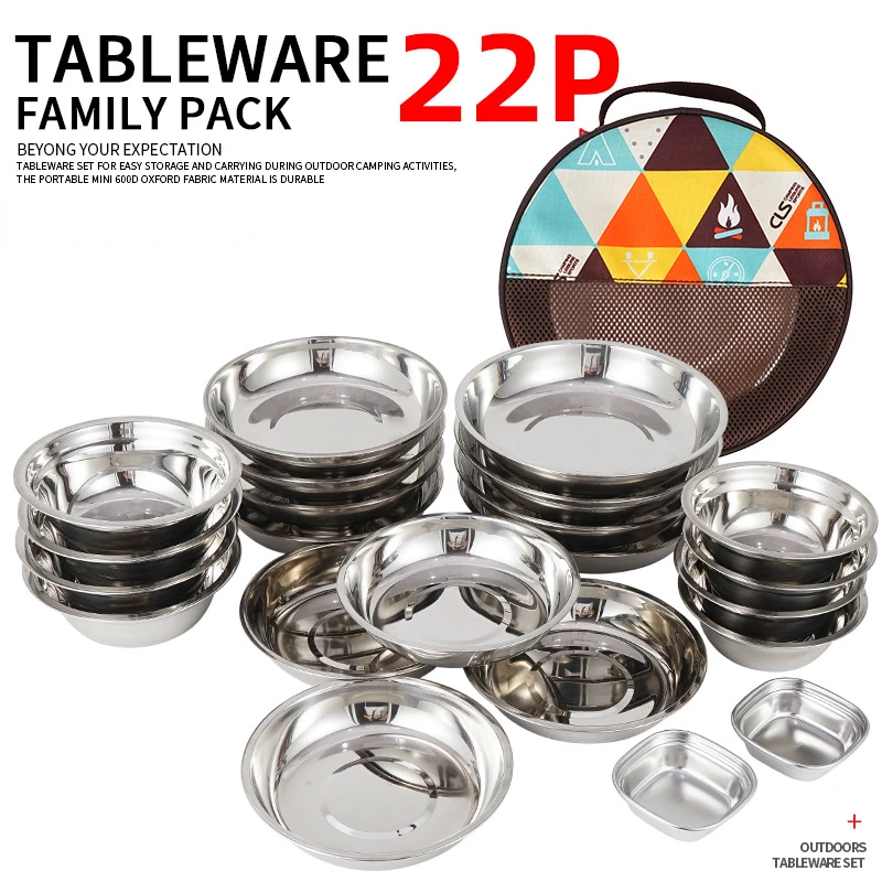 22-Piece Portable Camping Dini - огляд і ціна Camping Cooking And Dining Set