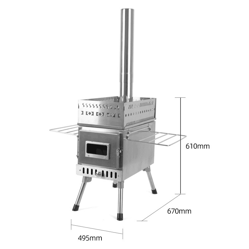 Stainless Steel Folding Wood B - огляд і ціна Camping Cooking Fire Pit