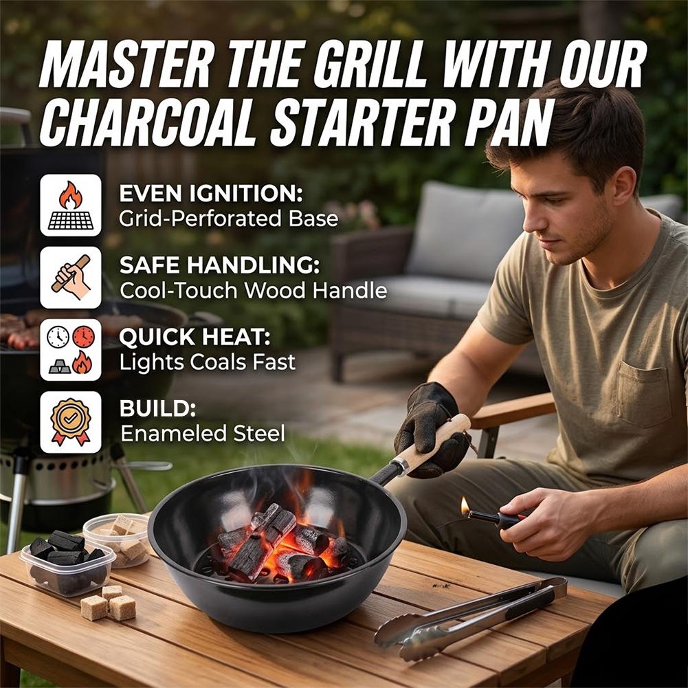 Portable Outdoor Stove Charcoa - огляд і ціна Charcoal Chimney Starter