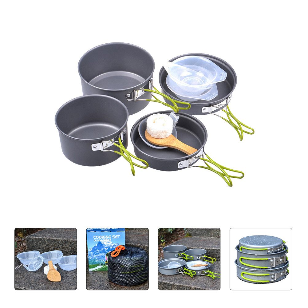 1Set Outdoor Camping Cookware  - огляд і ціна Camping Lightweight Cooking Pot