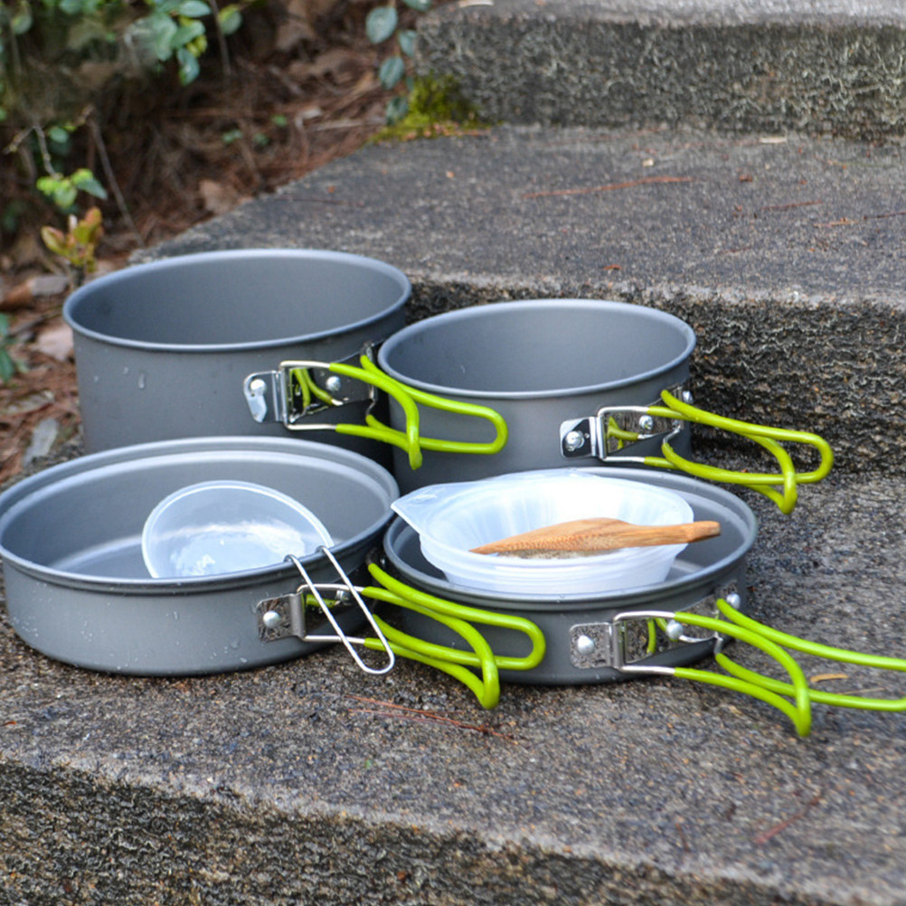 1Set Outdoor Camping Cookware  - огляд і ціна Camping Lightweight Cooking Pot