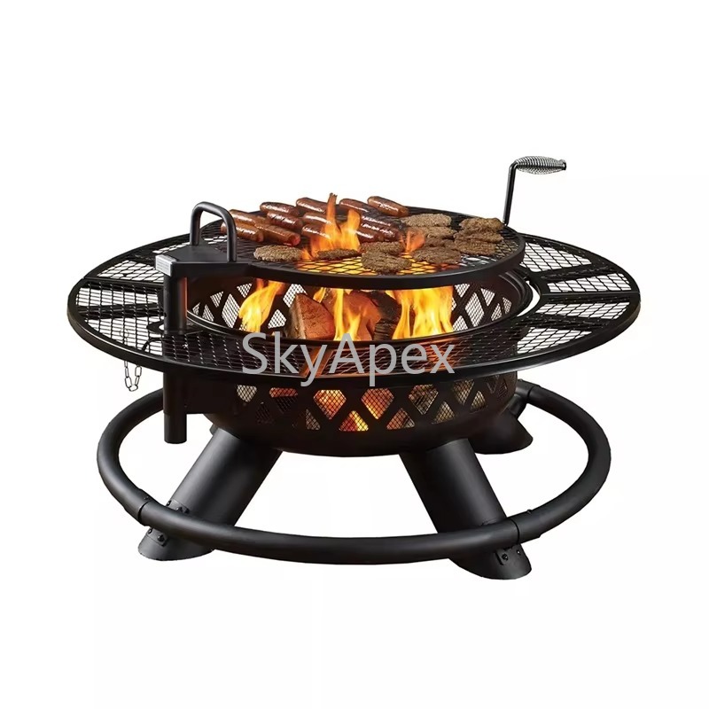 Heavy Duty Outdoor Metal BBQ G - огляд і ціна Camping Cooking Fire Pit