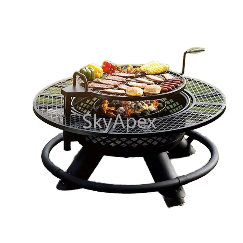 Heavy Duty Outdoor Metal BBQ G - огляд і ціна Camping Cooking Fire Pit