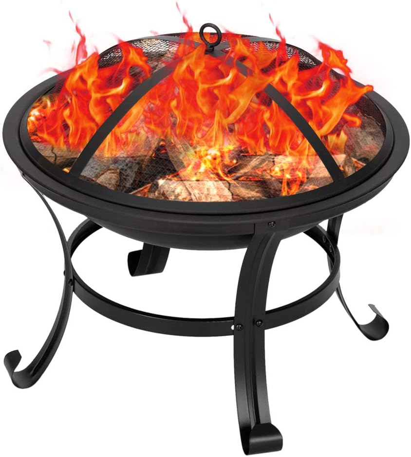 BBQ Grill Outdoor Wood Burning - огляд і ціна Camping Cooking Fire Pit