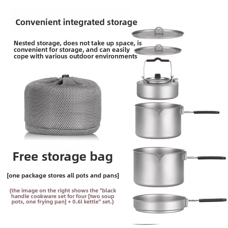 Lightweight Pure Titanium Pot  - огляд і ціна Camping Lightweight Cooking Pot