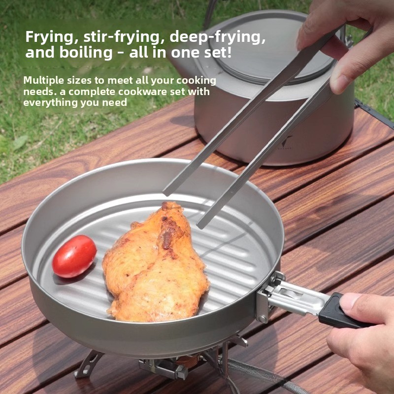 Lightweight Pure Titanium Pot  - огляд і ціна Camping Lightweight Cooking Pot