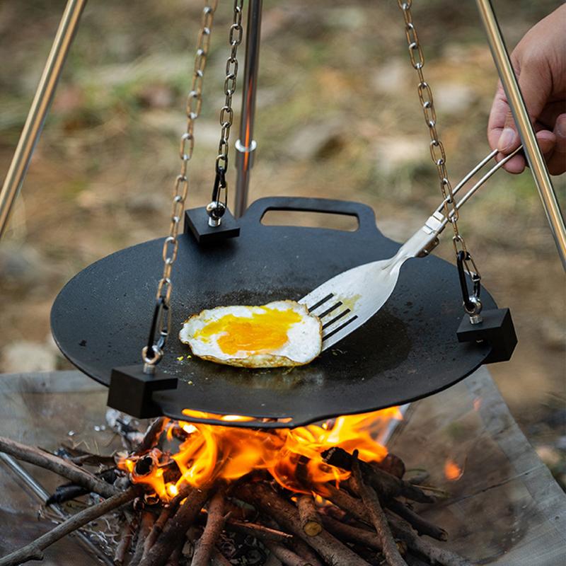 Camping Tripod For Cooking Out - огляд і ціна Camping Cooking Fire Pit