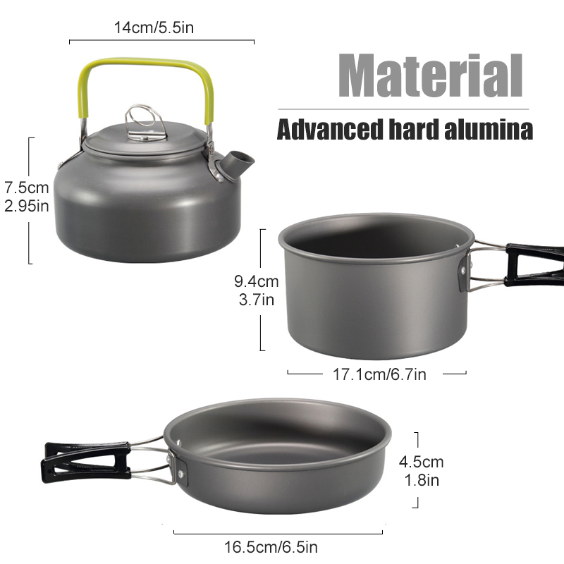 WESTTUNE Camping Cookware Kit  - огляд і ціна Camping Cooking And Eating