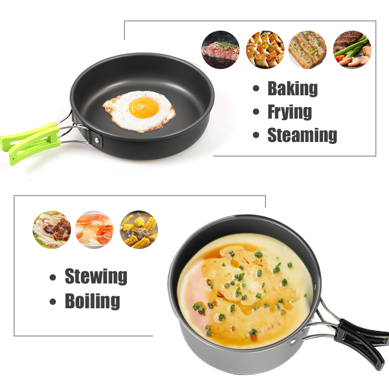 WESTTUNE Camping Cookware Kit  - огляд і ціна Camping Cooking And Eating