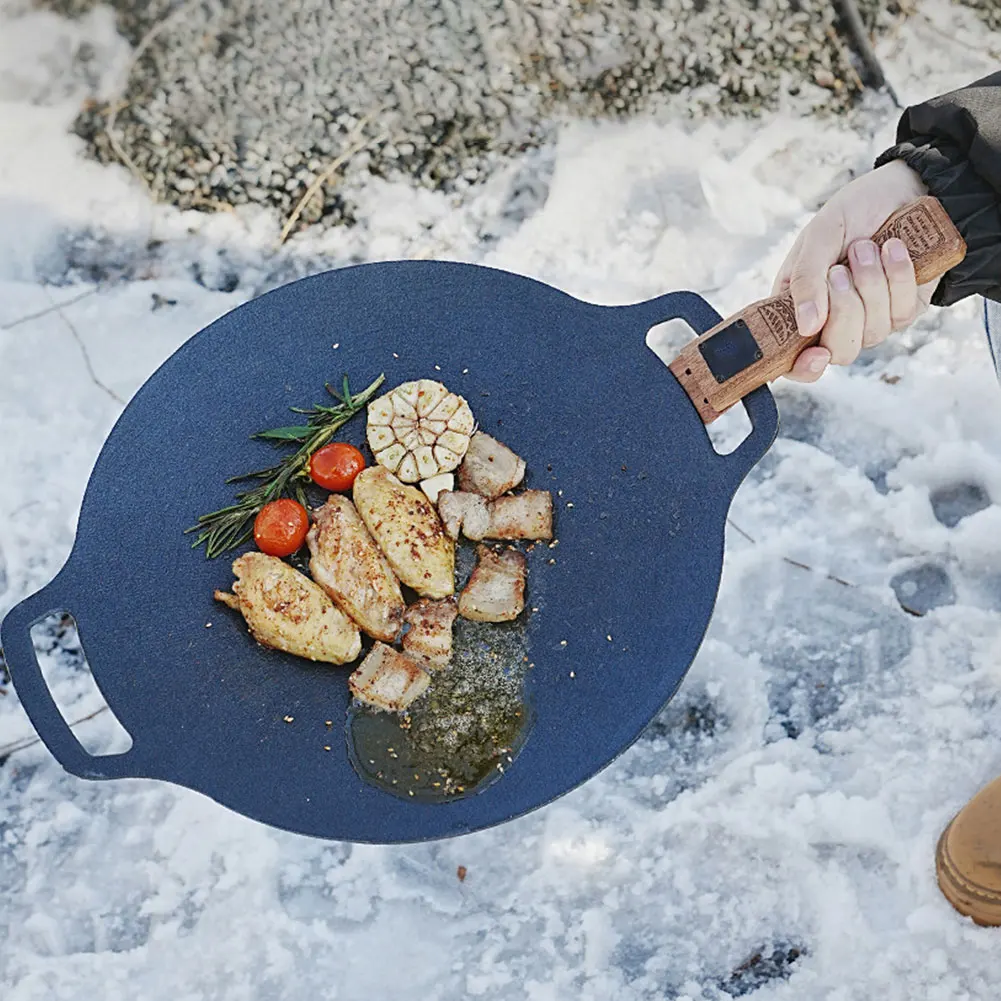 Outdoor Natural Wood Grill Pan - огляд і ціна Camping Cooking And Eating