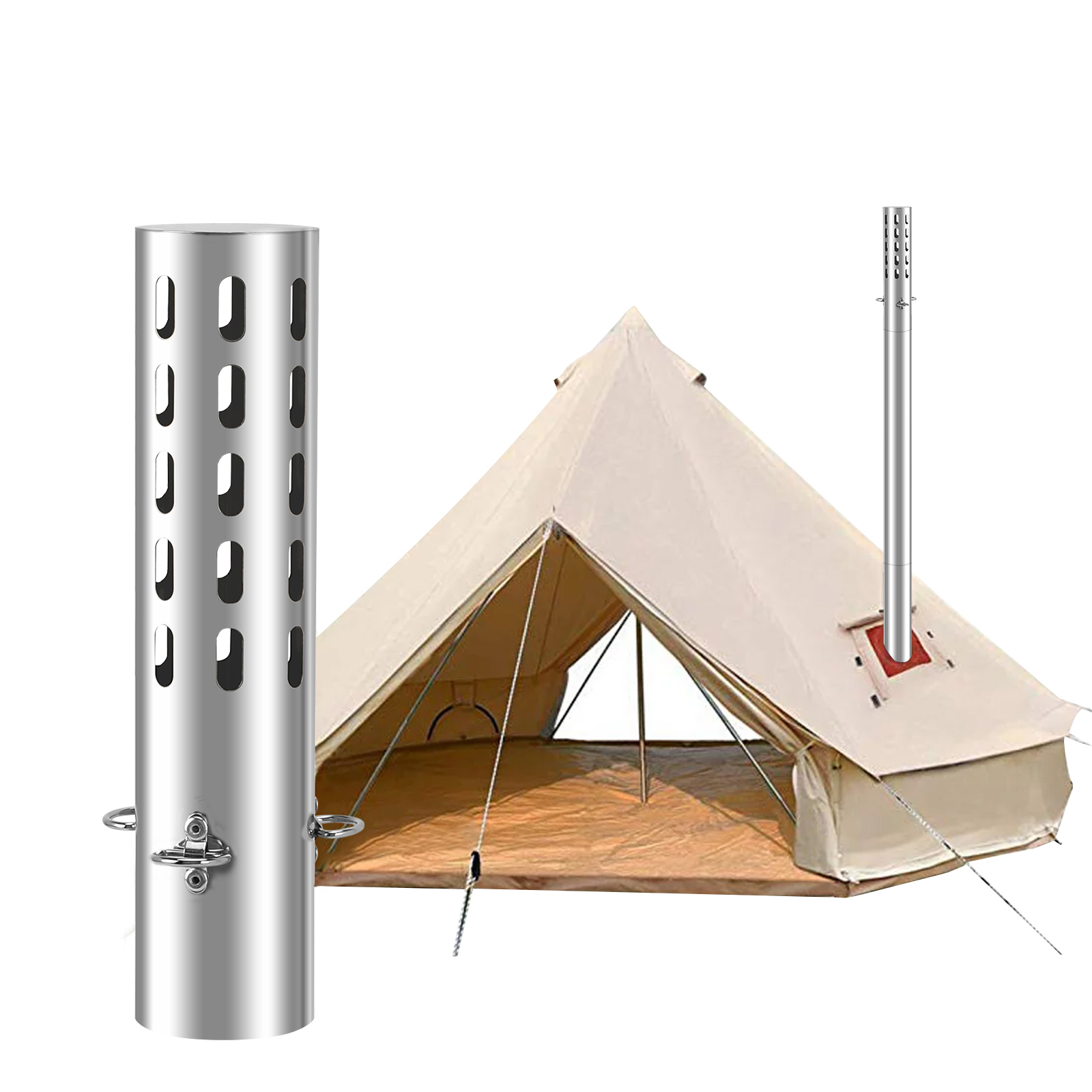 Camping Tent Stove Chimney Par - огляд і ціна Charcoal Chimney Starter