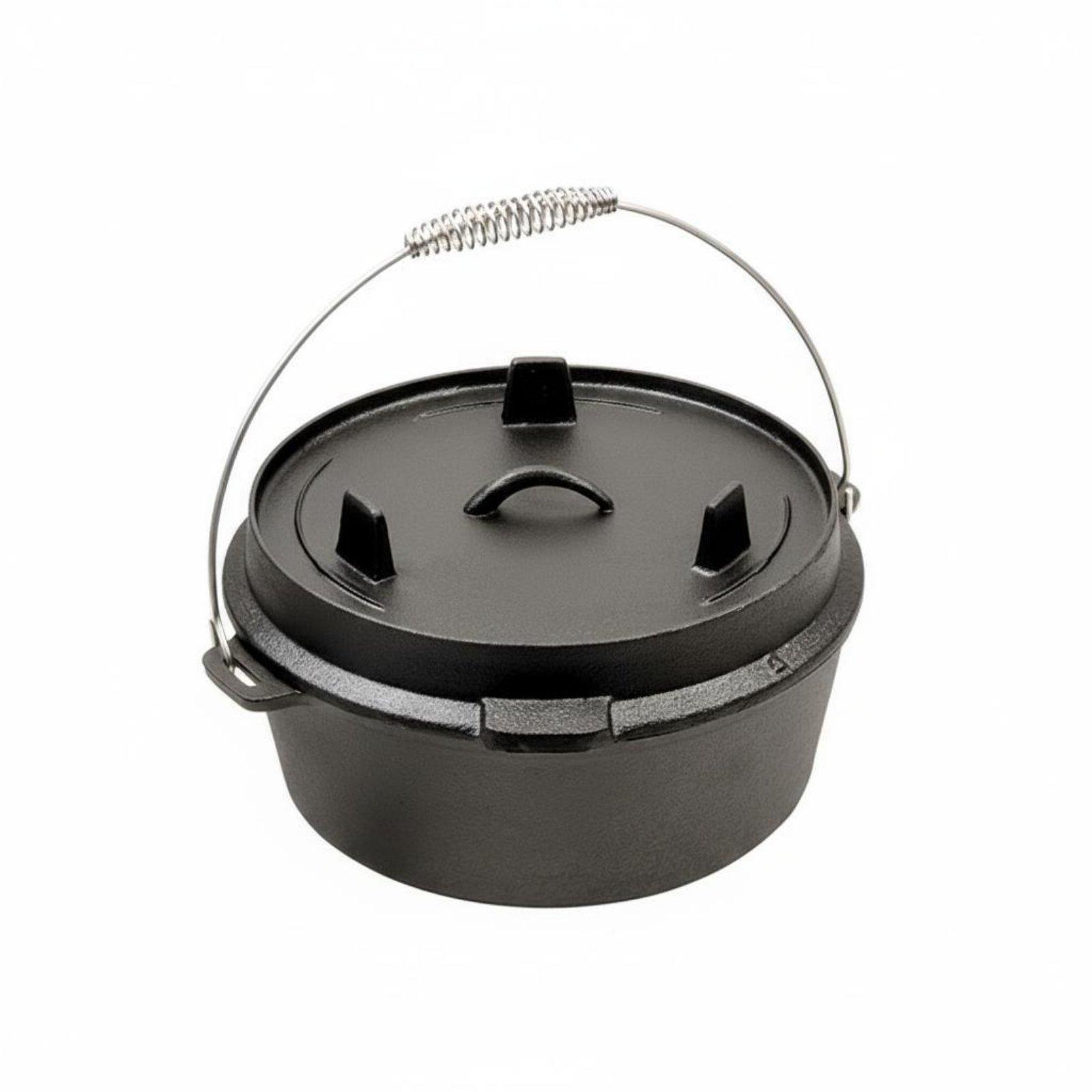 Outdoor Cast Iron Dutch Oven C - огляд і ціна Camping Cooking Dutch Oven