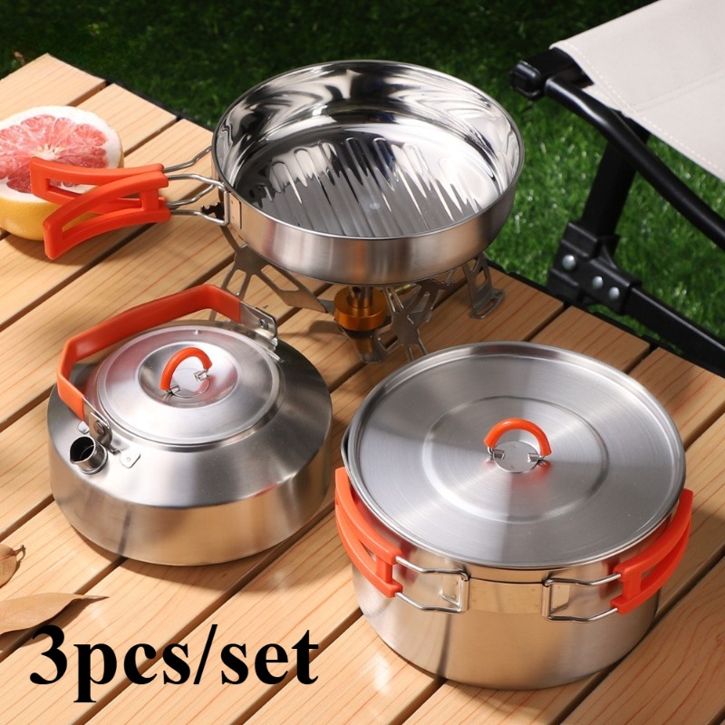 Camping Cookware Set, Lightwei - огляд і ціна Camping Lightweight Cooking Pot
