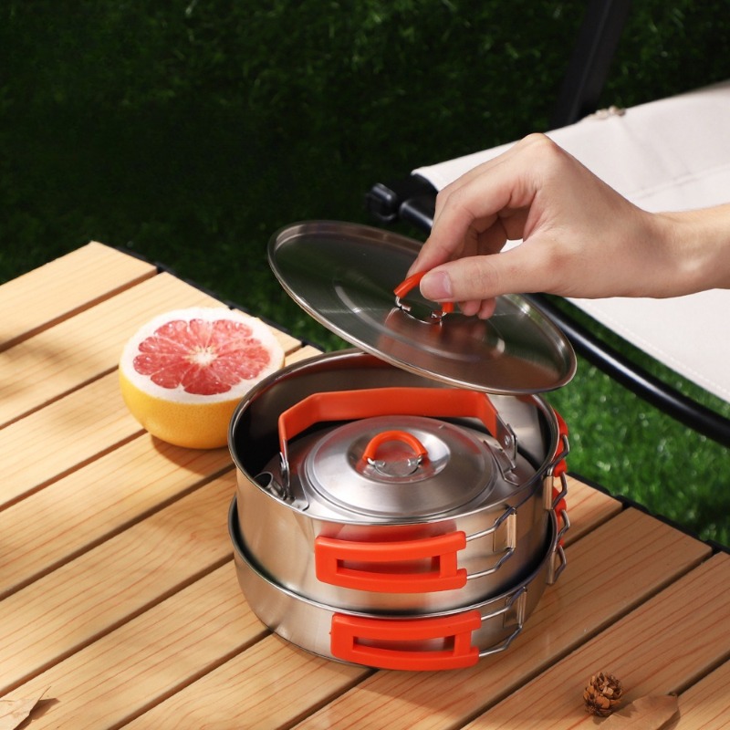 Camping Cookware Set, Lightwei - огляд і ціна Camping Lightweight Cooking Pot