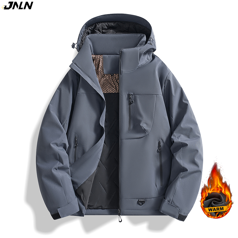 JNLN Men Waterproof Fleece Jac - огляд і ціна Camping Cooking Windbreak