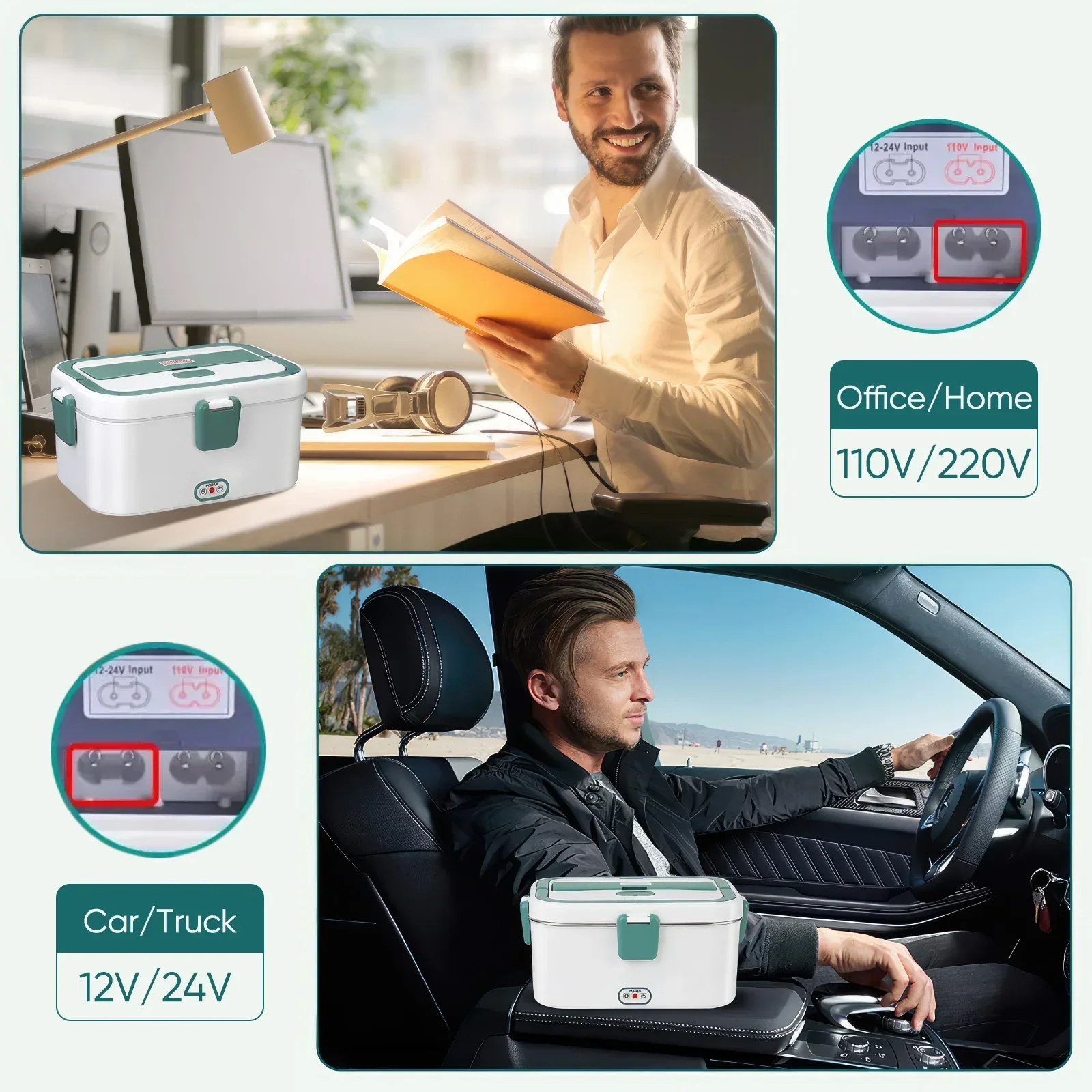Electric Lunch Box Food Warmer - огляд і ціна Camping Cooking Food