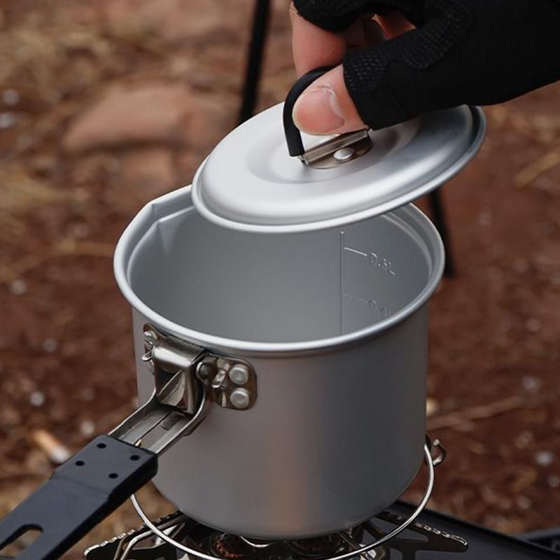 Foldable Camping Pot 700ml Alu - огляд і ціна Camping Lightweight Cooking Pot