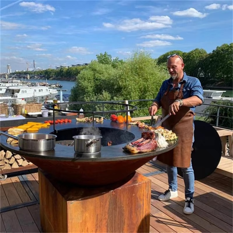 Barbecue Grill Camping Fire Pi - огляд і ціна Camping Cooking Fire Pit