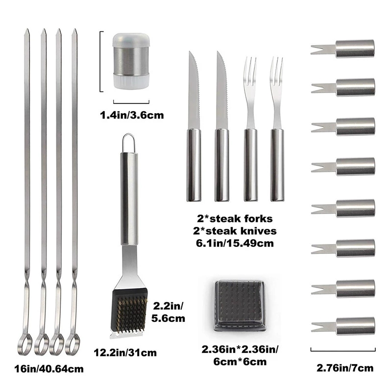 BBQ Tools Set Barbecue Grillin - огляд і ціна Camping Cooking And Dining Set