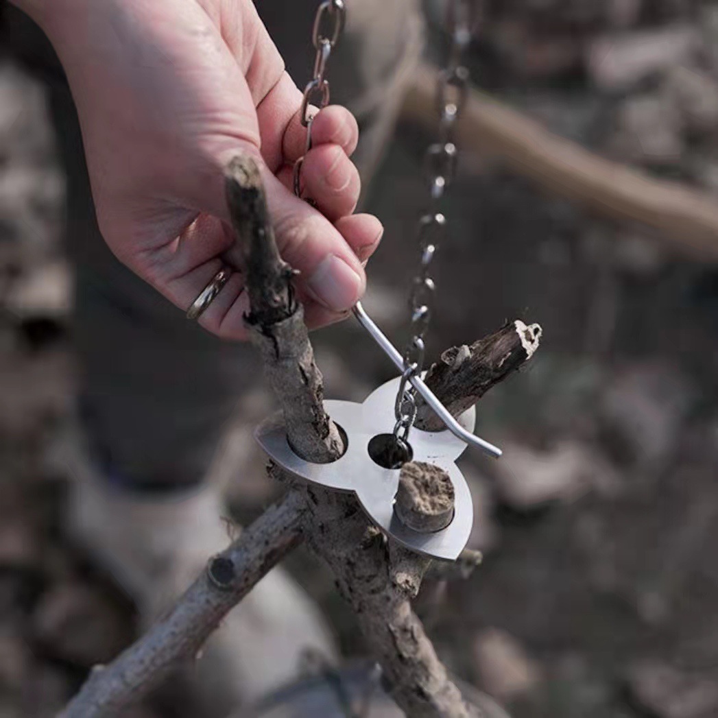 Stainless Steel Camping Tripod - огляд і ціна Camping Cooking And Eating