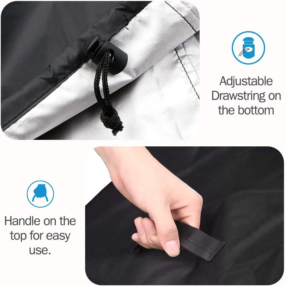 210D Outdoor Grill Cover Water - огляд і ціна Camping Cooking Fire Pit
