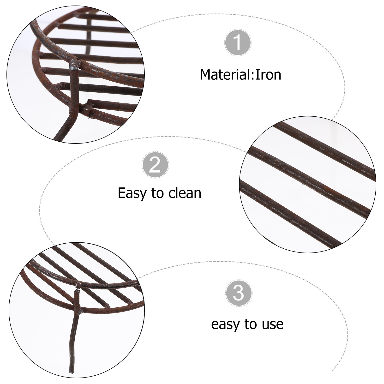 Sturdy Iron Pot Stand for Outd - огляд і ціна Camping Lightweight Cooking Pot