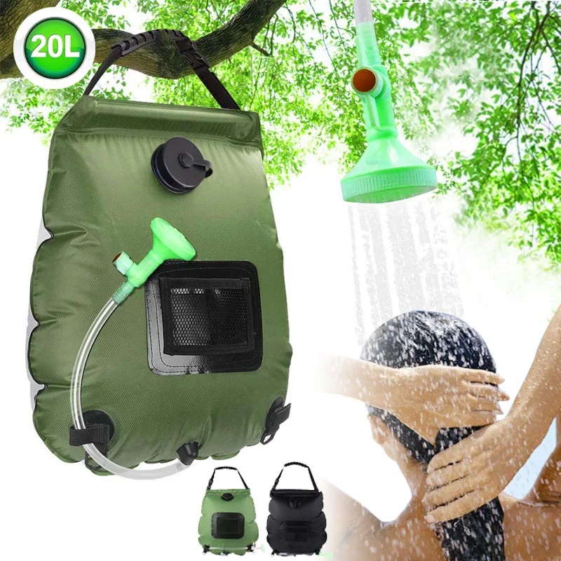 20L 5 Gallon Solar Camping Sho - огляд і ціна Camping Cooking Bag