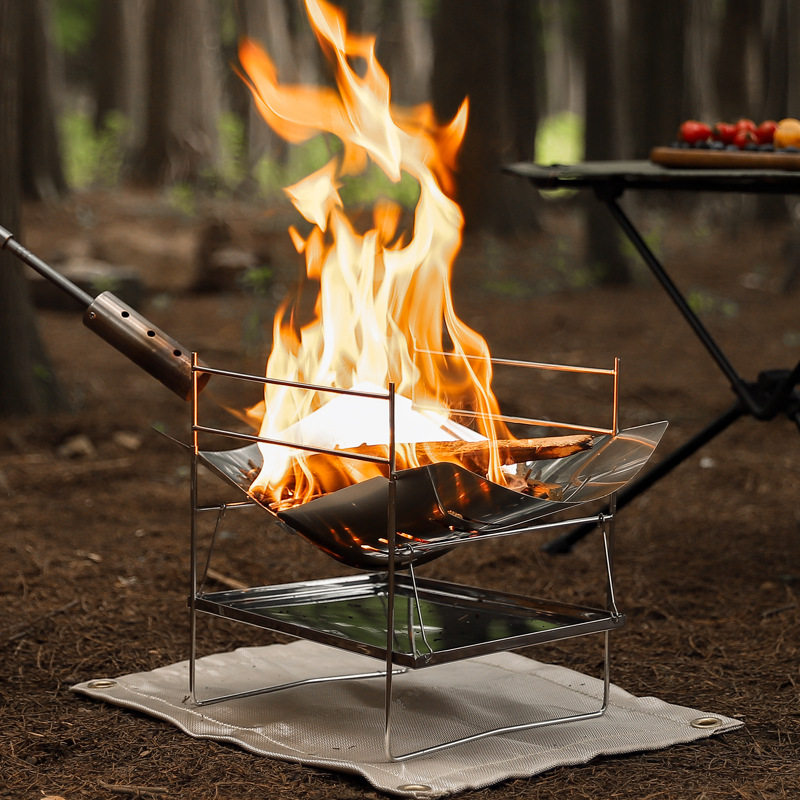 Wood Burning Camping Stove Por - огляд і ціна Camping Cooking Fire Pit